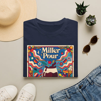 Miller Pour Retro T-Shirt – Vintage Psychedelic Wine Tee