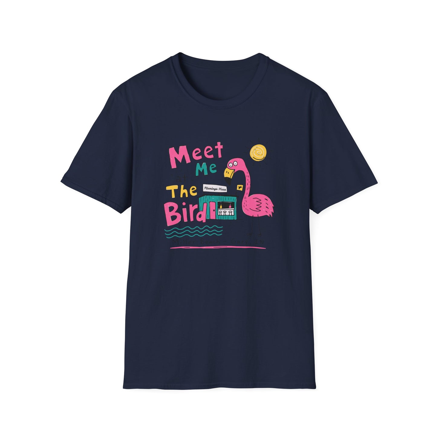 Meet Me at the Bird 2026 T-Shirt — Cute Flamingo Summer Tee