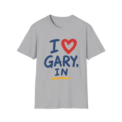 I Love  Gary IN T‑Shirt — Indiana City Pride Tee