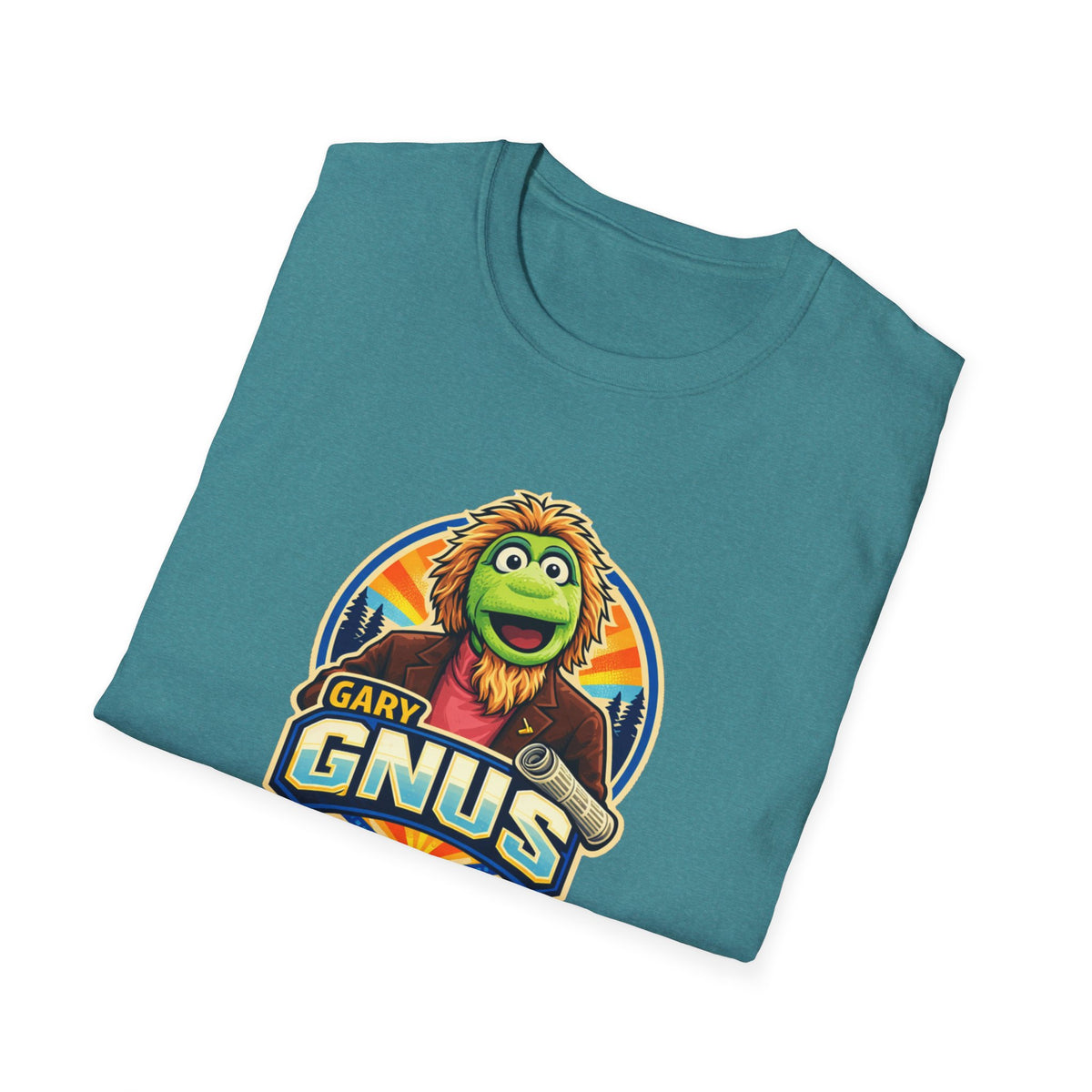 Gary Gnus All In Jest Trivia Team T-Shirt — Retro Cartoon Graphic Tee