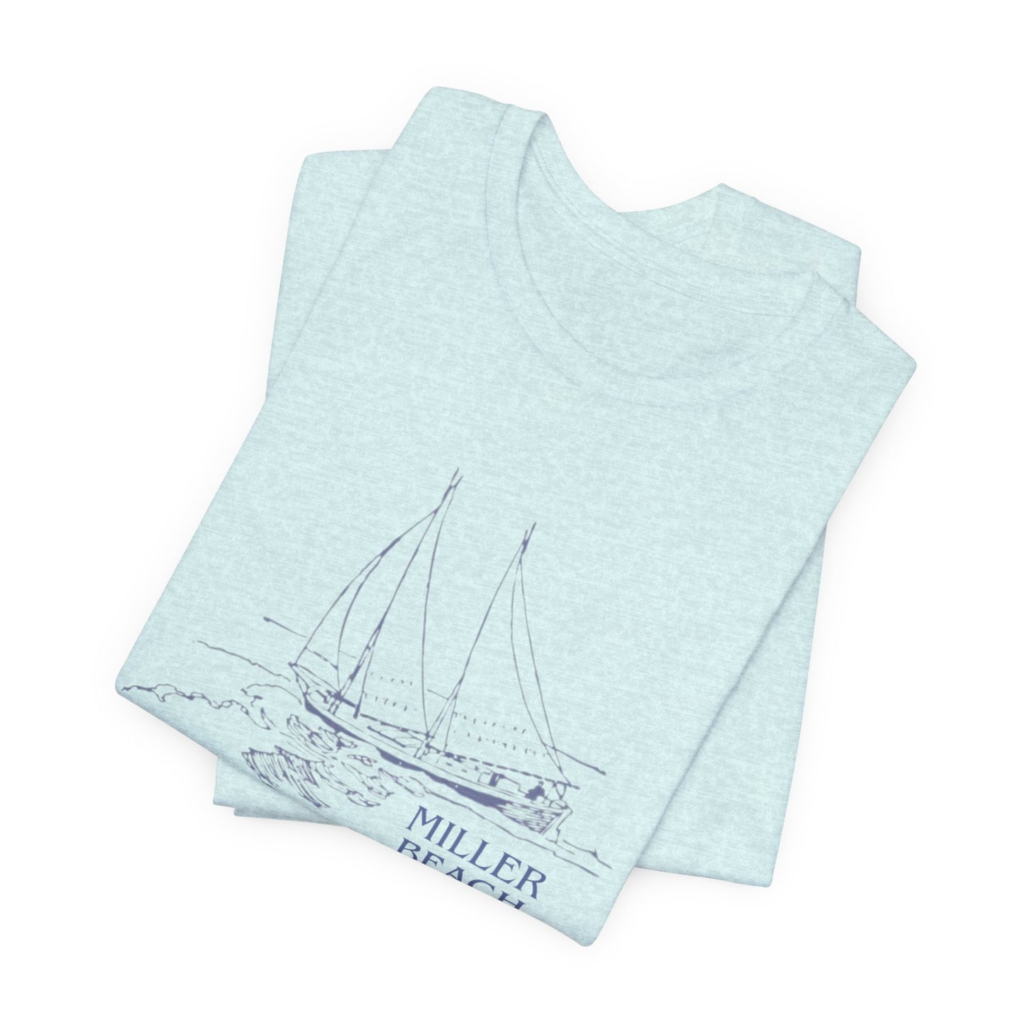 Miller Beach Est. 1918 Sailboat Tee