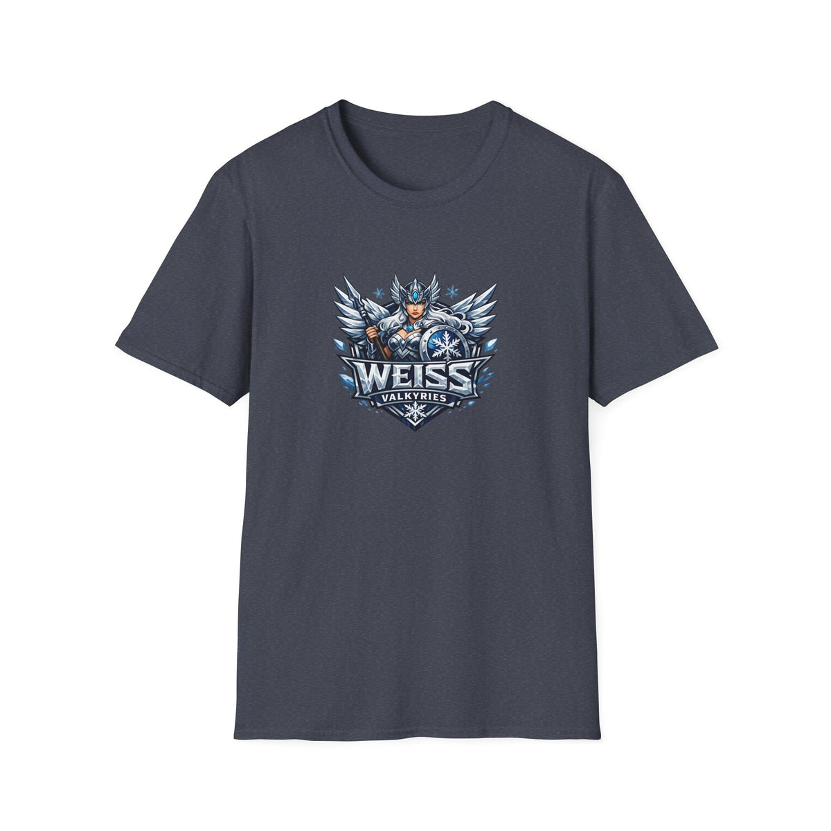 Weiss Valkyries - All In Jest Trivia Team Graphic T-Shirt — Norse Warrior Crest Tee