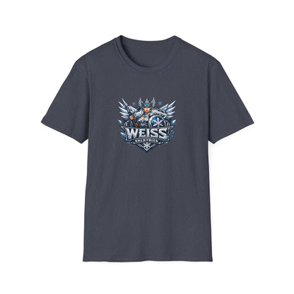 Weiss Valkyries - All In Jest Trivia Team Graphic T-Shirt — Norse Warrior Crest Tee
