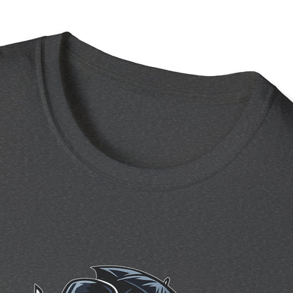 Singing Brain - All in Jest Trivia Team - T-Shirt – Retro Microphone Skull Logo Tee