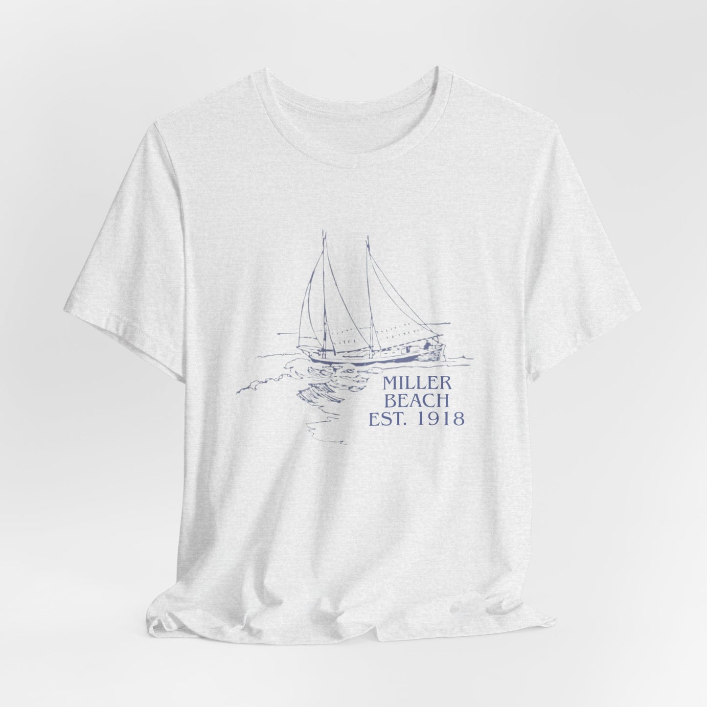 Miller Beach Est. 1918 Sailboat Tee