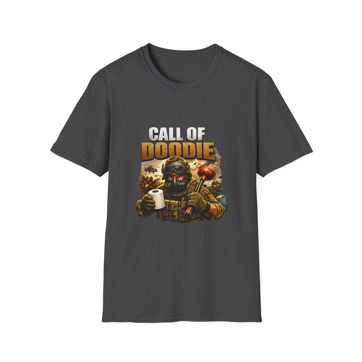 Call of Doodie T-Shirt — Funny Gamer Military Toilet Humor Tee