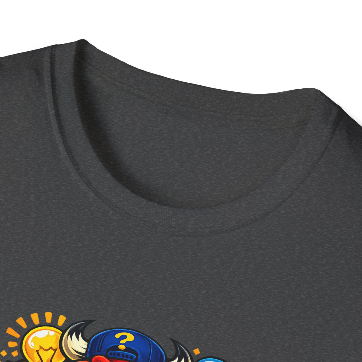 Bull Troop All In Jest Trivia Team T-Shirt — Colorful Mascot Logo Tee