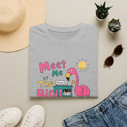 Meet Me at the Bird 2026 T-Shirt — Cute Flamingo Summer Tee
