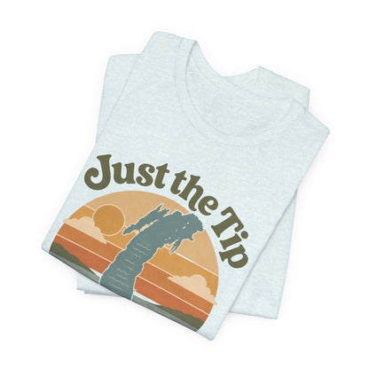 Just the Tip 2026 Design Miller Beach Tee  — Retro Lake Michigan Sunset T‑Shirt