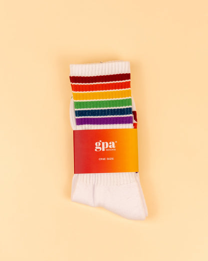 Rainbow Stripes Socks